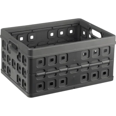 Helit Klappbox Square 32.0 l - 36.0 x 49.0 24.5 cm anthrazit H6180088