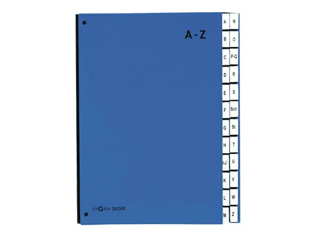 PAGNA Pultordner 24249-14 DIN A4 A-Z 24Fächer Polypropylen si