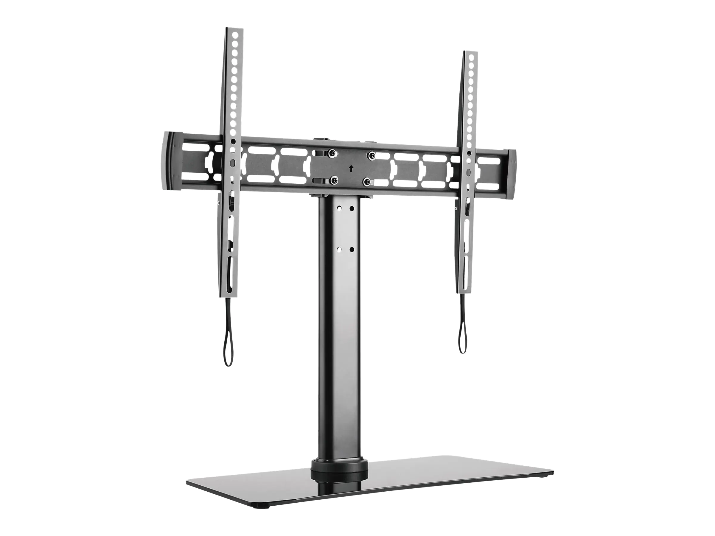 TECHly ICA-LCD S311L - Aufstellung - für LCD TV - Temperglas - Schwarz - Bildschirmgröße: 81.3-139.7 cm (32"-55") - Schreibtisch