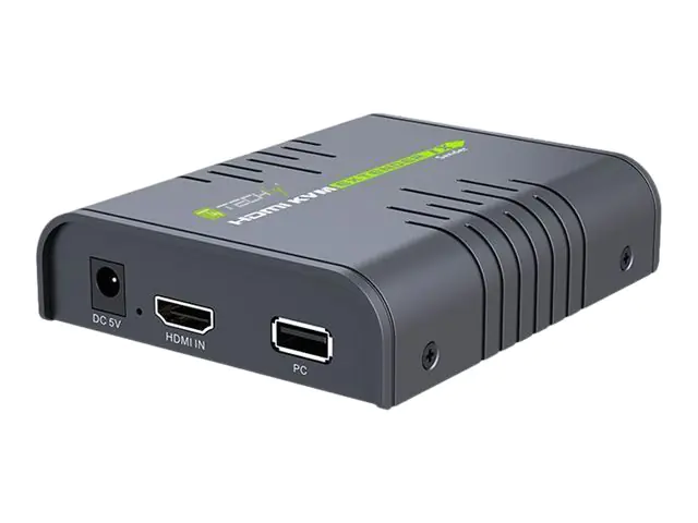 TECHly 120m HDMI KVM EXTENDER over Network Cable - Sender und Empfänger - KVM-/Audio-Extender - 1GbE, USB 2.0, HDMI - 10Base-T, 100Base-TX, 1000Base-T - bis zu 120 m