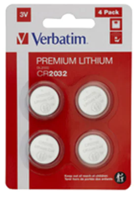 Verbatim - Batterie 4 x CR2032 - Li