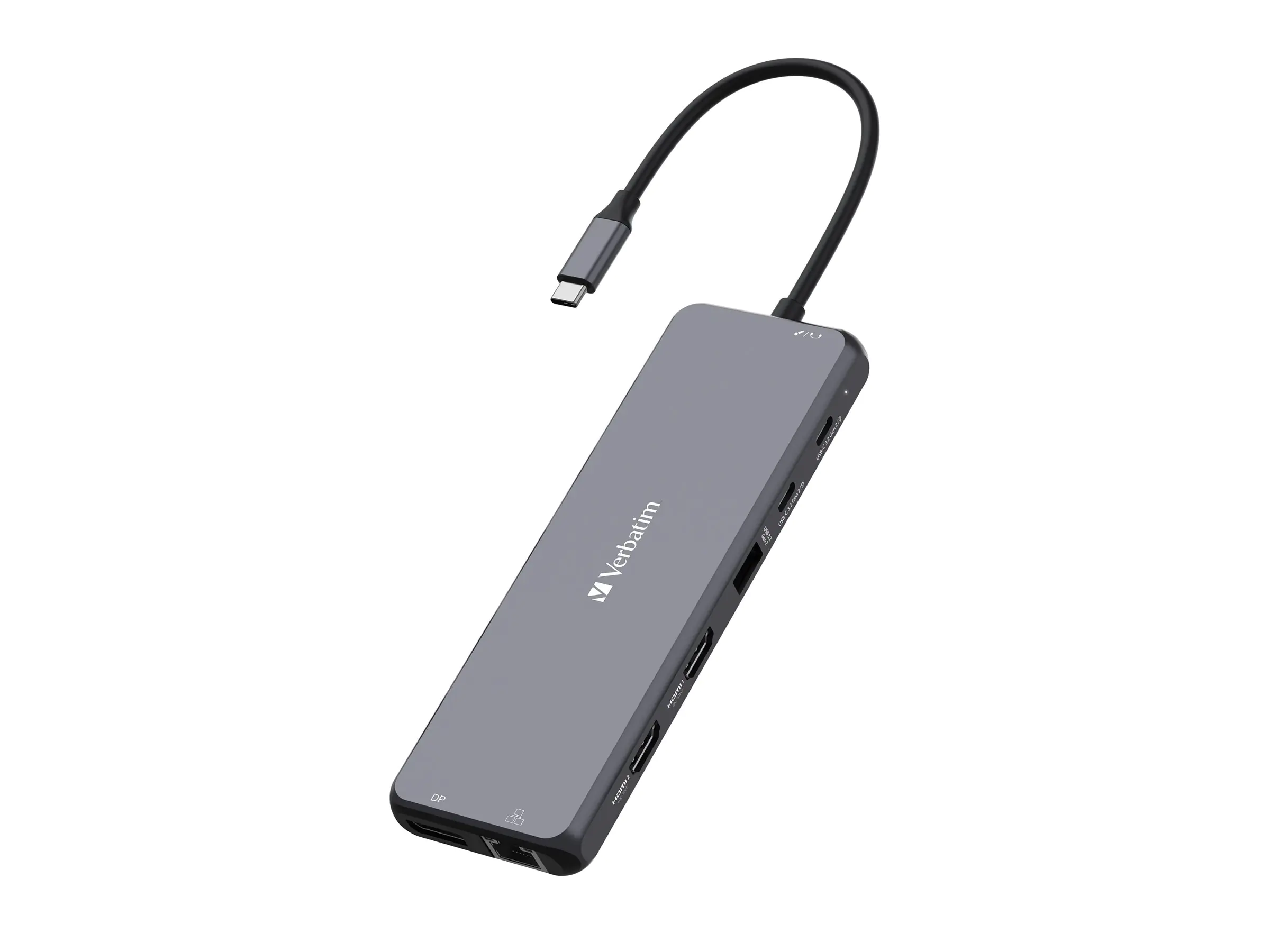 Verbatim CMH 13 - Hub - 2 x HDMI + 2 x USB-C (Spannungsversorgung) 32153