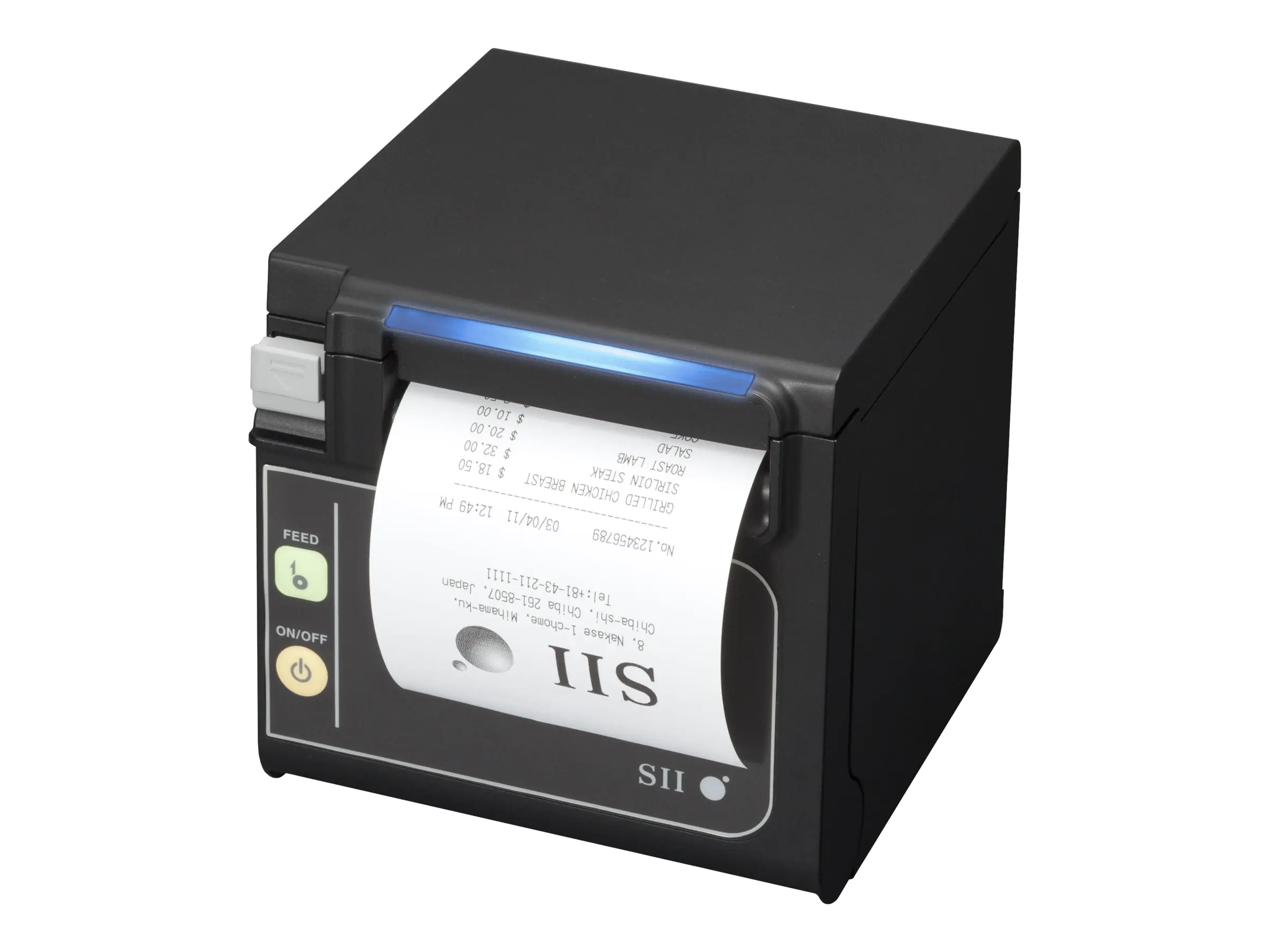 Seiko Instruments RP-E11 - Belegdrucker - Thermozeile - 8 cm Rolle - 203 dpi - bis zu 350 mm/Sek. - LAN - Cutter - Schwarz