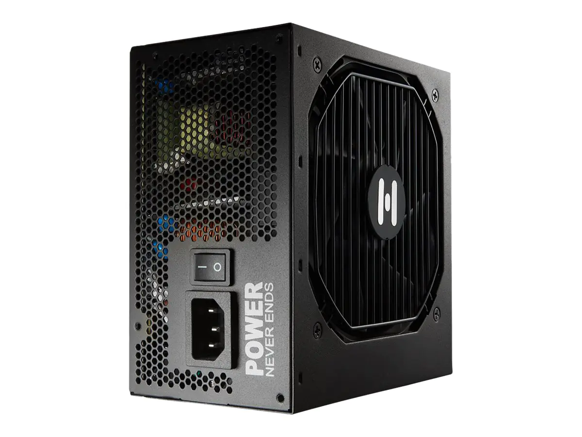 FSP HYDRO GSM Lite Pro HGS-550M - Netzteil (intern) - ATX12V 2.52/ EPS12V - 80 PLUS Gold - Wechselstrom 100-240 V - 550 Watt - aktive PFC - mattschwarz