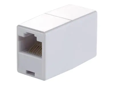 LogiLink - Netzwerkkoppler - RJ-45 (W) zu RJ-45 (W) - ungeschirmt - beige