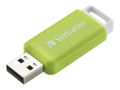 Verbatim DataBar - USB-Flash-Laufwerk - 32 GB - USB 2.0 - grün Verbatim DataBar - USB-Flash-Laufwerk - 32 GB - USB 2.0 - grün