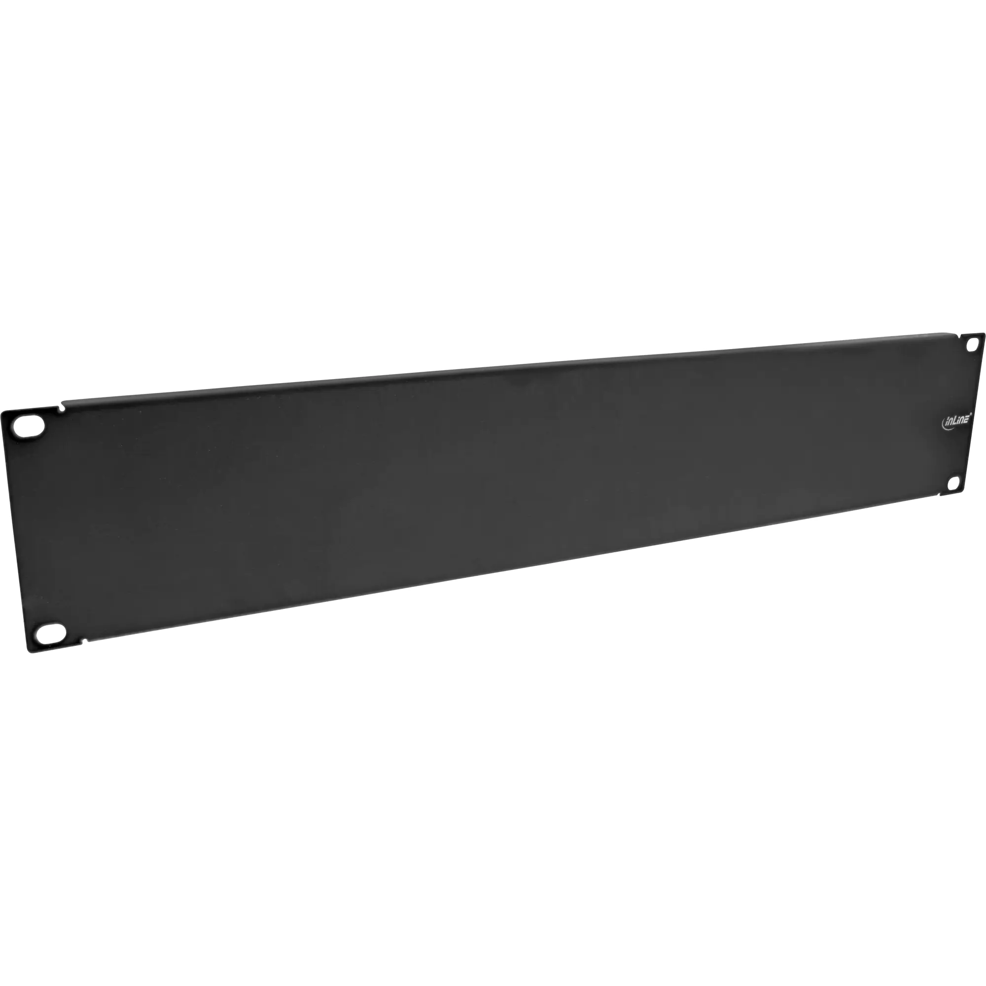 InLine - Rack-Blindabdeckungsplatte - Schwarz, RAL 9005 - 2U - 48.3 cm (19")