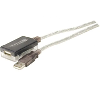 exertis Connect CUC Exertis Connect 149213 - USB A - USB A - USB 2.0 - Männlich/Weiblich - 480 Mbit/s - Grau - Transparent
