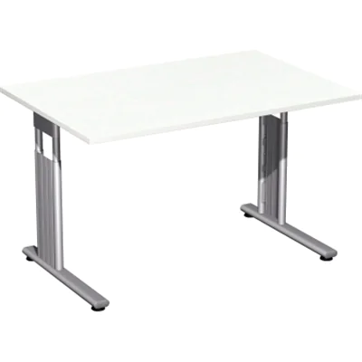 Geramöbel Schreibtisch Flex S-617102-WS 120x80x68-82cm ws/si