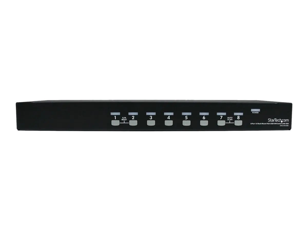 StarTech KVM-Switch 8 Desktop - 1U Kaskadierbar