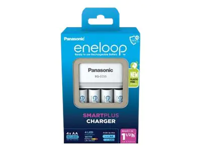 Panasonic eneloop BQ-CC55 - Batterieladegerät - (für 4xAA/AAA)
