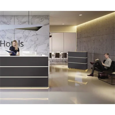 Theke Pearl 2.400x1.120x1.050mm anthrazit