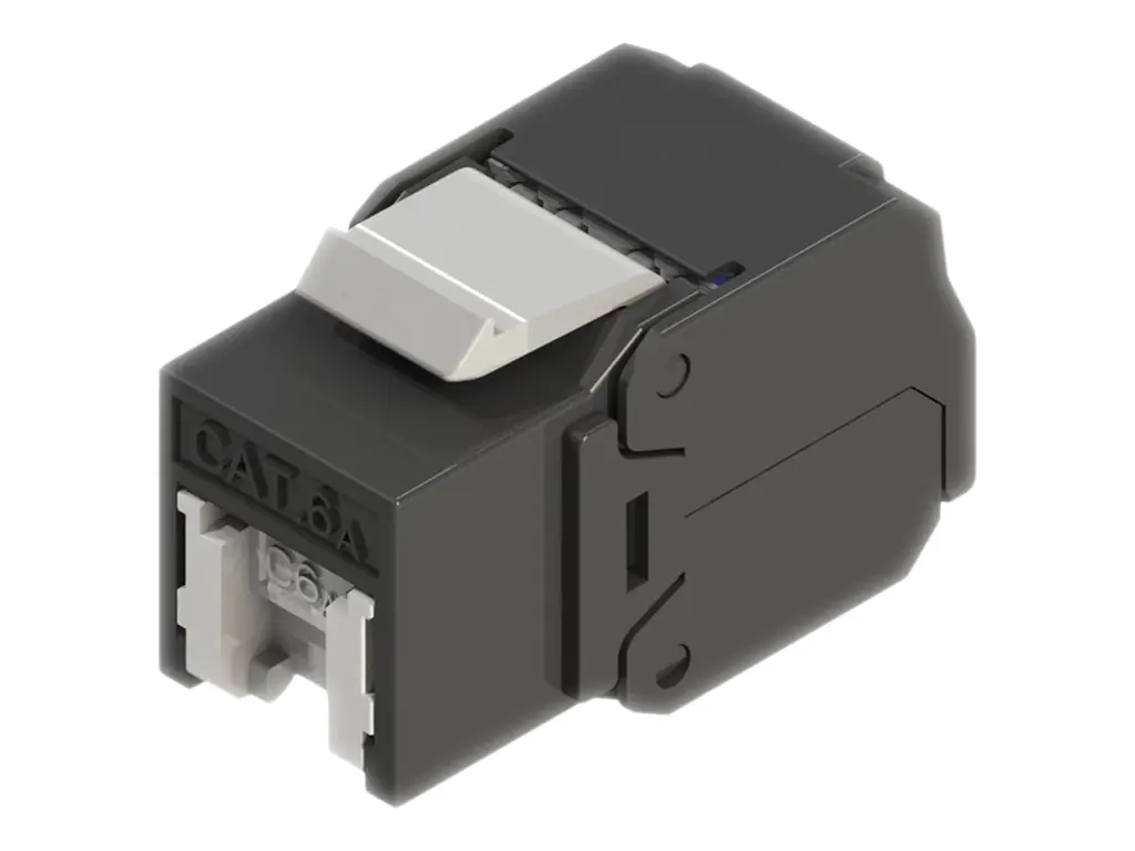 Roline - Modulare Eingabe - CAT 6a - UTP - RJ-45 - Schwarz