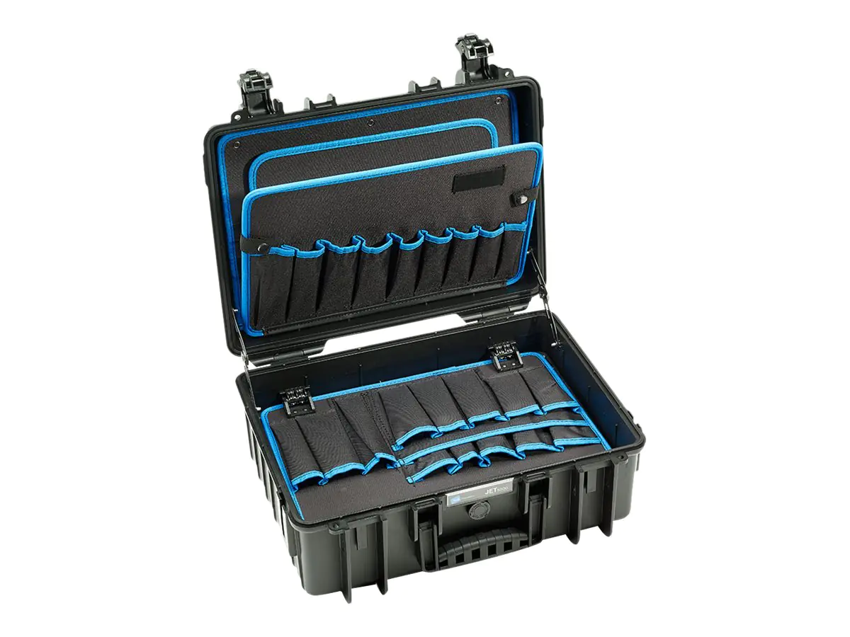 B&W TOOL.CASES JET 5000 - Hartschalentasche für Werkzeuge - Polypropylen - Schwarz