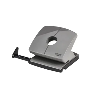 NOVUS Locher B 220 Color ID 2.0 8cm 20 Bl. (80 g/m²) mit Anschlagschiene smart grey NOVUS Locher B 220 Color ID 2.0 8cm 20 Bl. (80 g/m²) mit Anschlagschiene smart grey