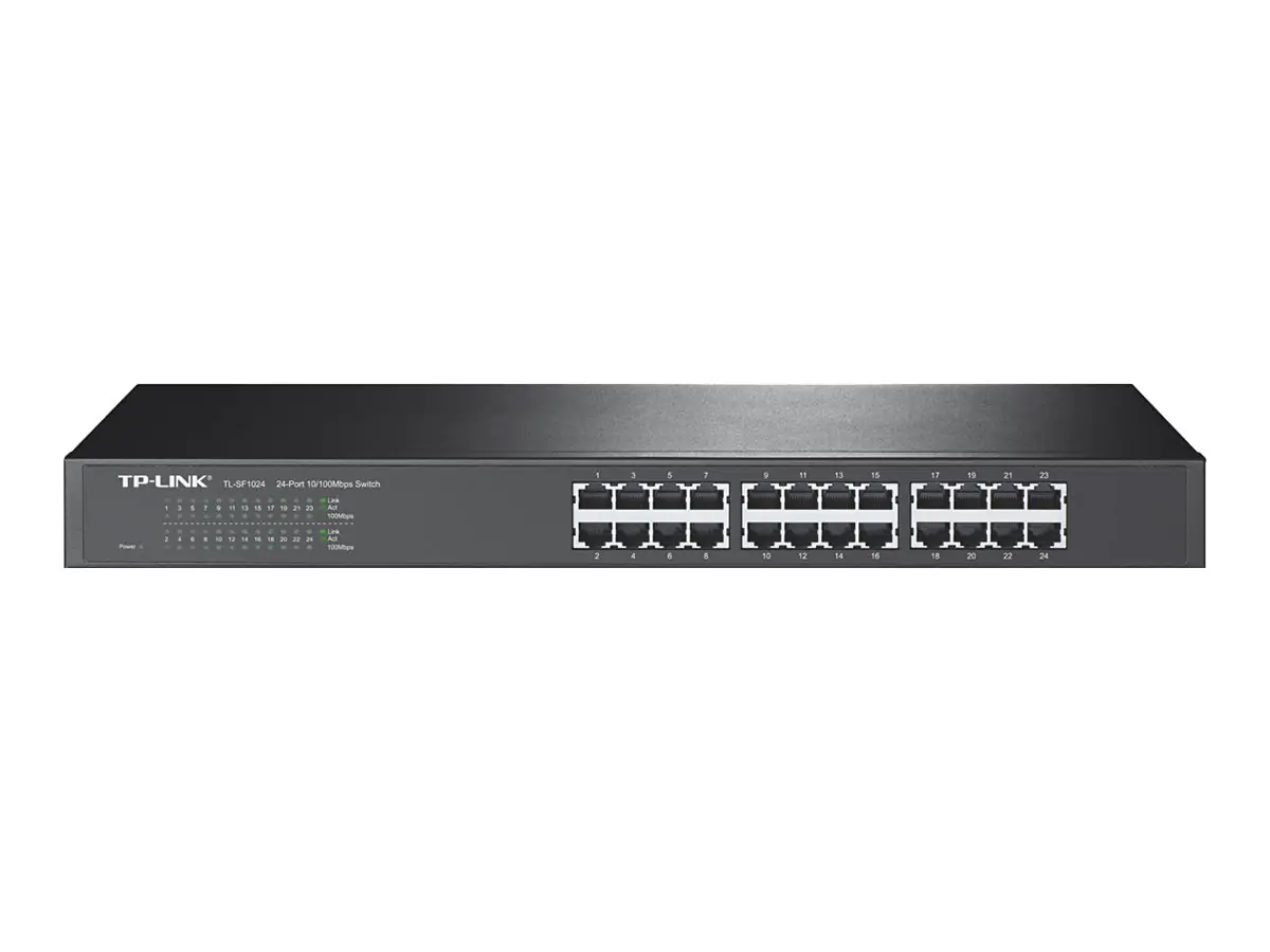 TP-LINK SF1024 - Switch - 24 x - Desktop - Switch - 0,1 Gbps TL-SF1024 V8.0