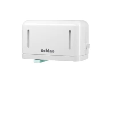 Satino Toilettenpapierspender Plus 27 x 16,3 x 14,7 cm (B x H x T) Kunststoff weiß Satino Toilettenpapierspender Plus 27 x 16,3 x 14,7 cm (B x H x T) Kunststoff weiß