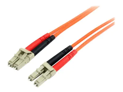 StarTech 1m Fiber Optic Cable - Multimode Duplex 62.5/125 - LSZH - LC/LC - OM1 - LC to LC Fiber Patch Cable (FIBLCLC1)