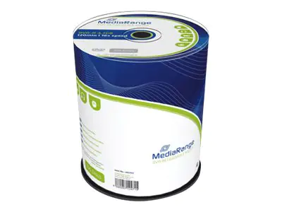 MediaRange - 100 x DVD-R - 4.7 GB 16x - Spindel