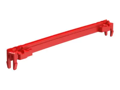 Schroff - Führungsschiene - Rot - 16 cm (Packung mit 10)
