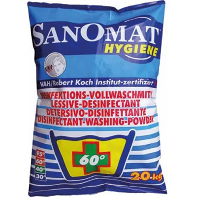 Sanomat Waschmittel 60°C 20 kg/Pack. Sanomat Waschmittel 60°C 20 kg/Pack.