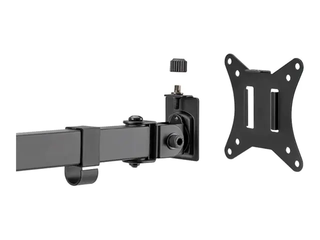 LogiLink Befestigungskit (Tischmontage) - einstellbarer Doppelarm - für 2 Monitore - arm len