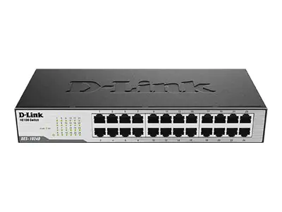 D-Link DES 1024D - Switch - 24 x 10/100 - Desktop DES-1024D/E