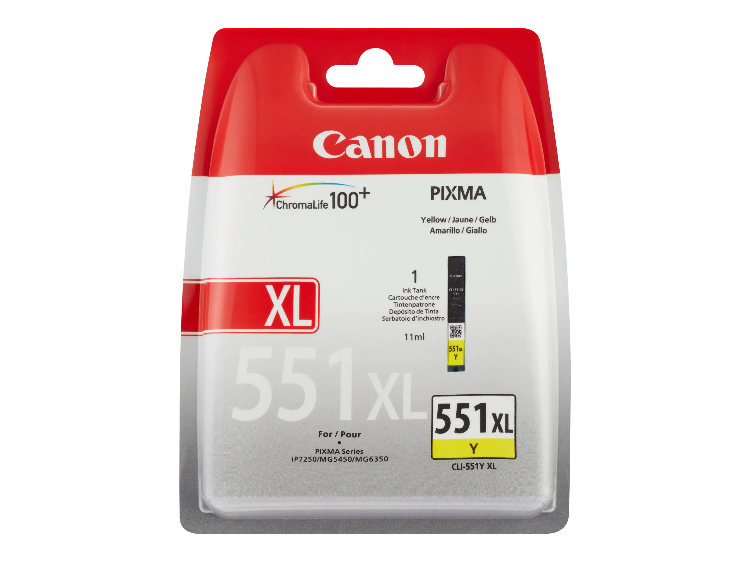 Canon Tinte 6446B004 CLI-551Y XL Gelb 11 ml 1 Stück