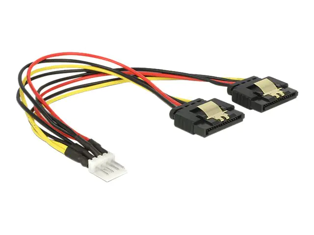 Delock Netzteil - 4-Pin-Mini-Stromversorgungsstecker (M) 85236