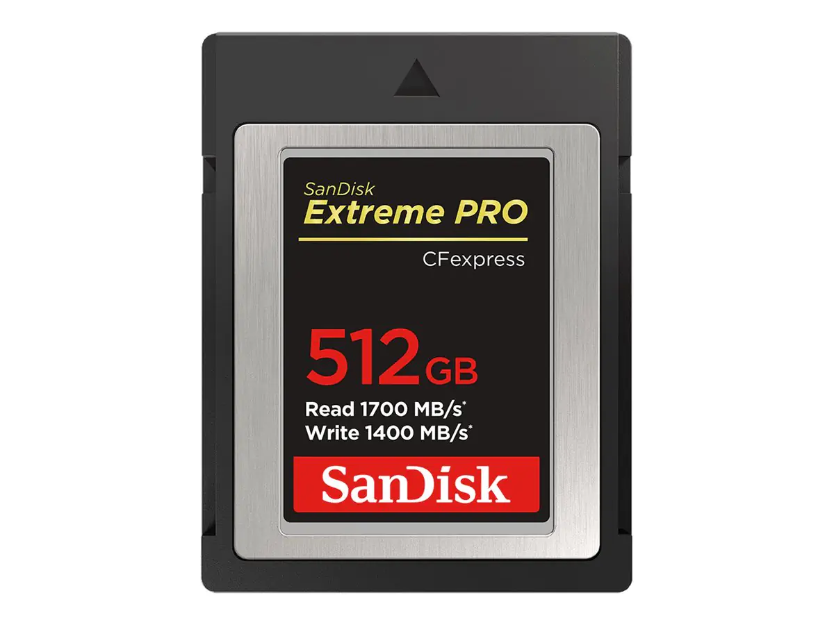 SanDisk Extreme Pro - Flash-Speicherkarte - 512 GB SDCFE-512G-GN4NN SanDisk Extreme Pro - Flash-Speicherkarte - 512 GB SDCFE-512G-GN4NN