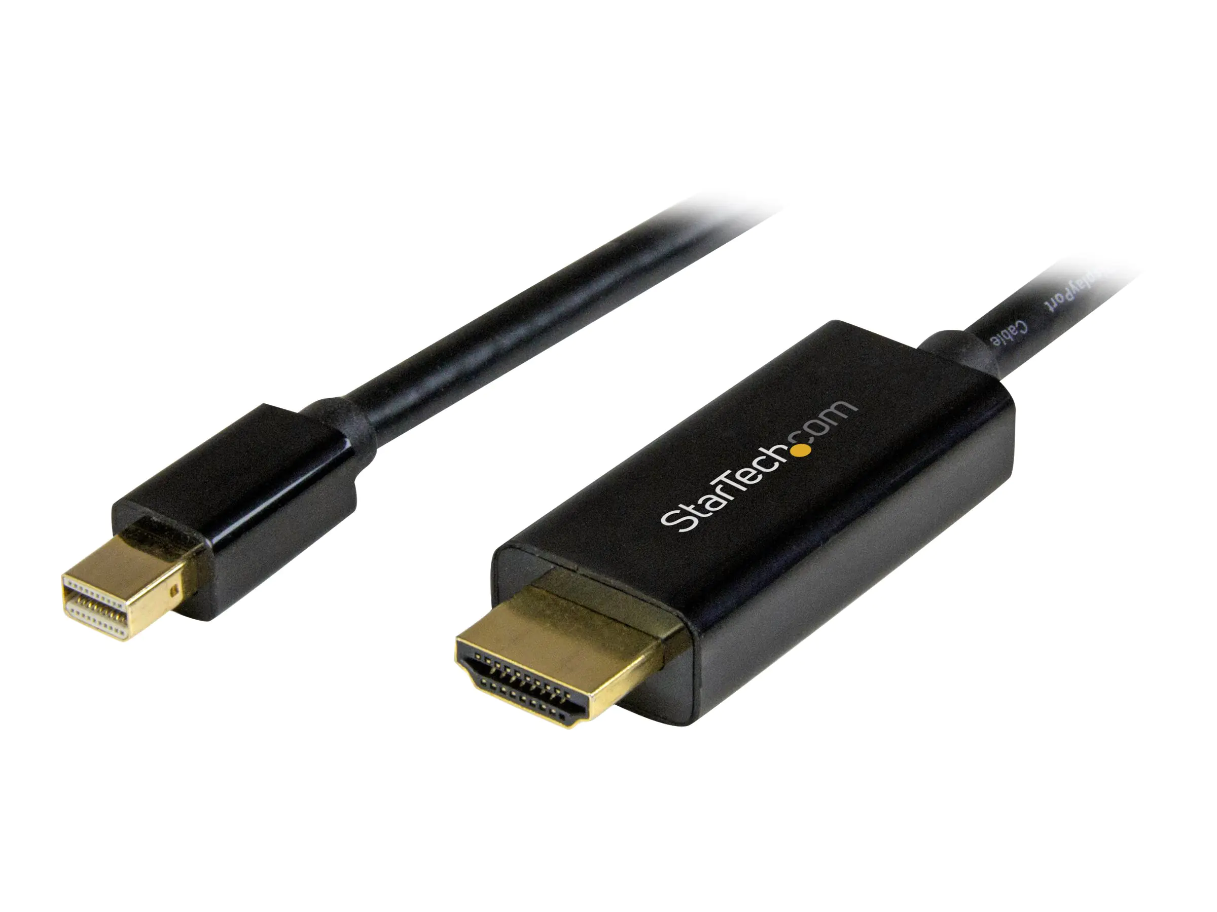 StarTech 2m Mini DisplayPort auf HDMI Konverterkabel - mDP zu HDMI Adapter mit Kabel Ultra HD 4K - Adapterkabel - Mini DisplayPort männlich zu HDMI männlich - 2 m - Schwarz - 4K Unterstützung StarTech 2m Mini DisplayPort auf HDMI Konverterkabel - mDP zu HDMI Adapter mit Kabel Ultra HD 4K - Adapterkabel - Mini DisplayPort männlich zu HDMI männlich - 2 m - Schwarz - 4K Unterstützung
