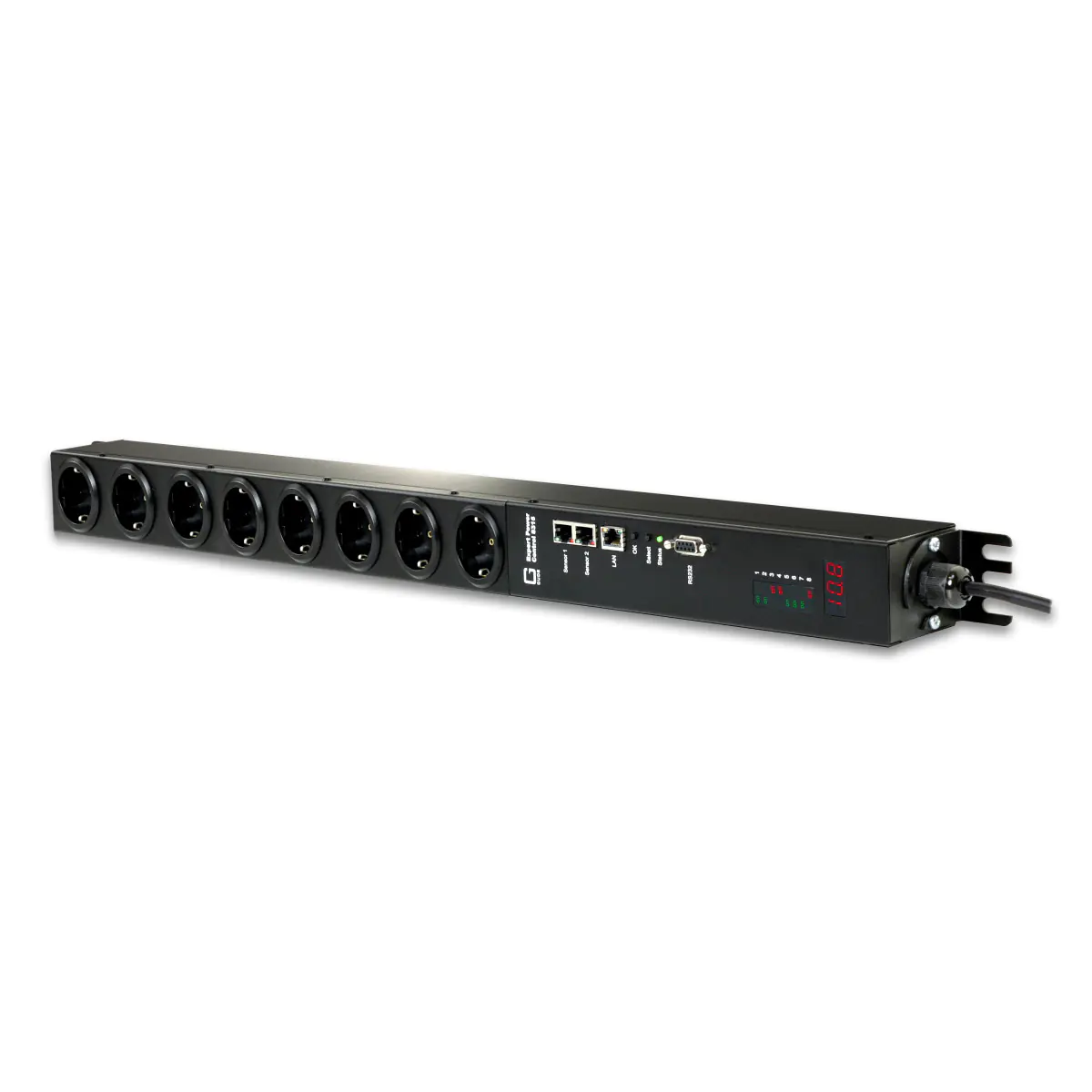 Gude 8314-1 - PDU 2x Sensor 8 x Schutzkontakt