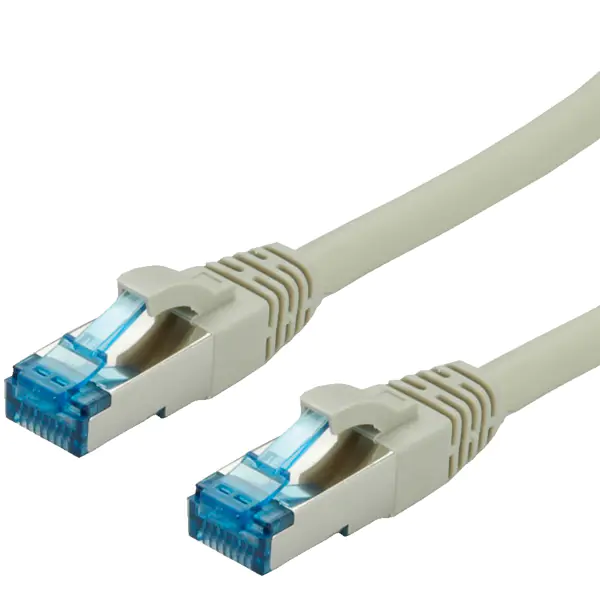 VALUE - Patch-Kabel - RJ-45 (M) zu RJ-45 (M) - 1 m - SFTP - CAT 6a - verseilt - Grau VALUE - Patch-Kabel - RJ-45 (M) zu RJ-45 (M) - 1 m - SFTP - CAT 6a - verseilt - Grau