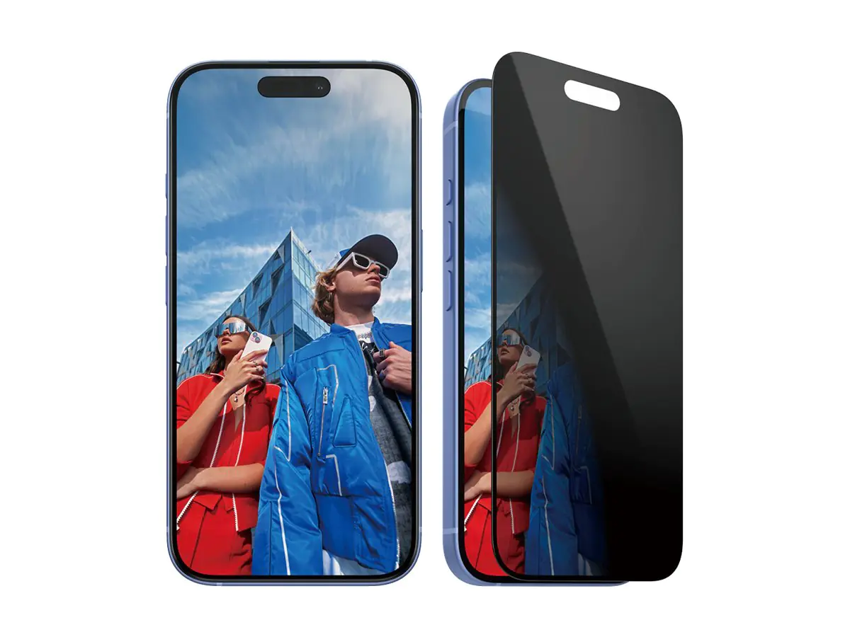 PanzerGlass Privacy Displayschutz für iPhone 16 & 15 - Ultra-Wide Fit