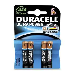 Duracell Batterie Ultra Power AAA Micro LR03 1,5V 4er Blister DUR002692 MN2400 Duracell Batterie Ultra Power AAA Micro LR03 1,5V 4er Blister DUR002692 MN2400