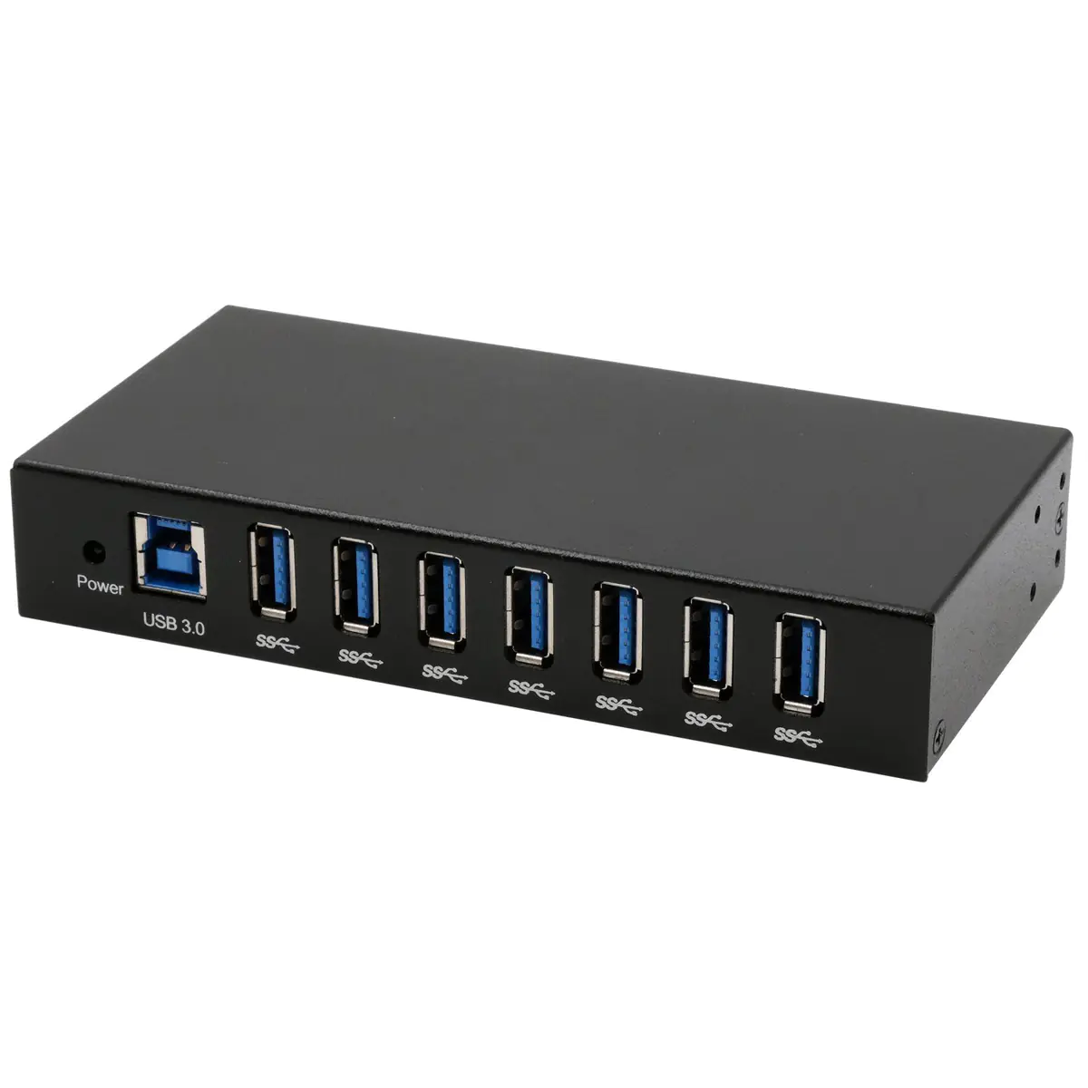 Exsys EX EX-11237HMS-2 - USB 3.0 Industrie-Hub 15 kV ESD Tisch Wand
