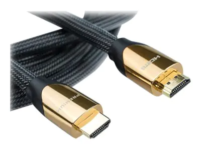 Roline Premium - HDMI mit Ethernetkabel - HDMI (M) bis HDMI (M) - 7.5 m - Doppelisolierung - Schwarz - 4K Unterstützung