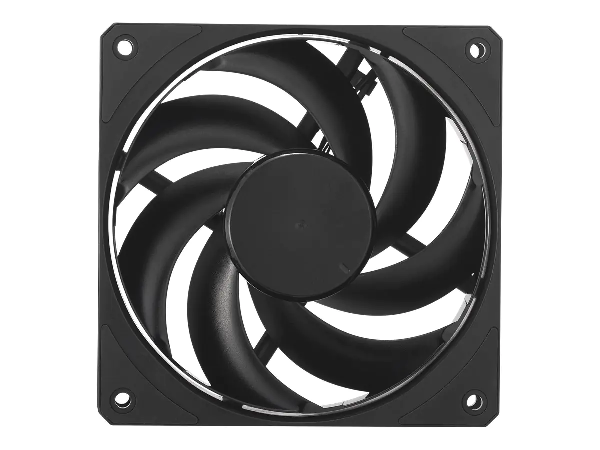CoolerMaster Mobius 120 - Black Edition - Gehäuselüfter - 120 mm - Schwarz