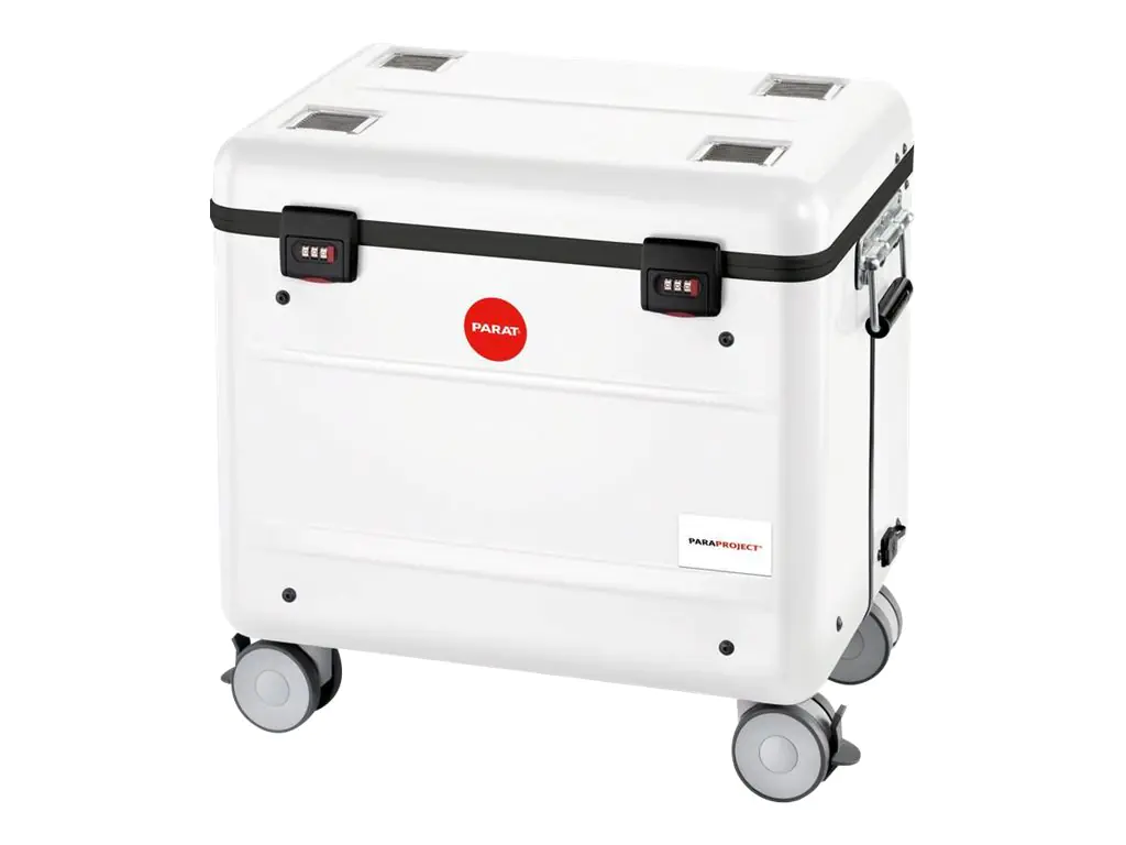 PARAT PARAPROJECT Case i10 - Wagen (synchronisieren und laden) - für Tablett - verriegelbar - Aluminium, Conpearl, Schaum, ABS Polymethyl Methacrylat - weiß