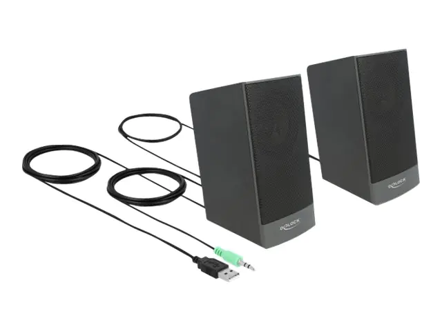 Delock Lautsprecher - für PC - 3 Watt (Gesamt) 27001