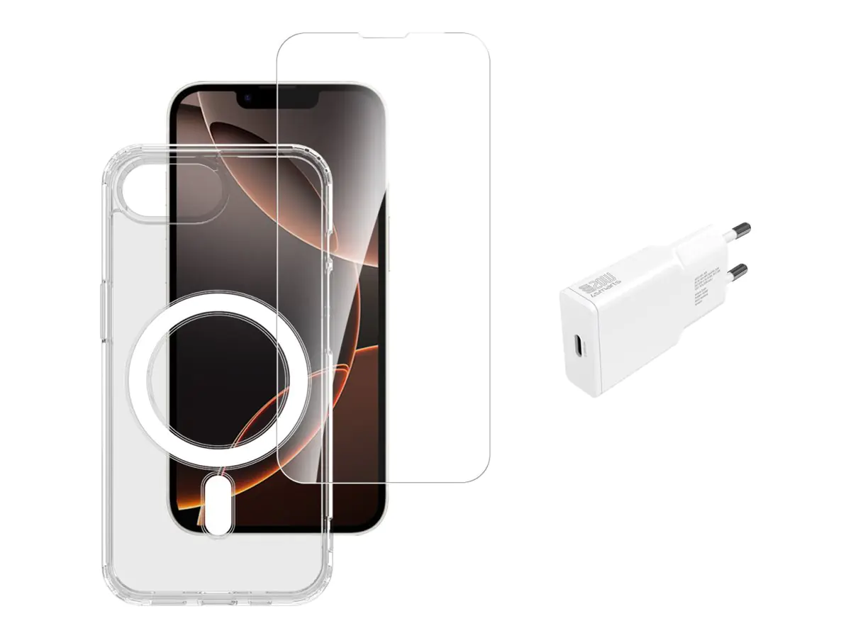 4smarts 3in1 Premium Starter Set für Apple iPhone SE 4.Gen.