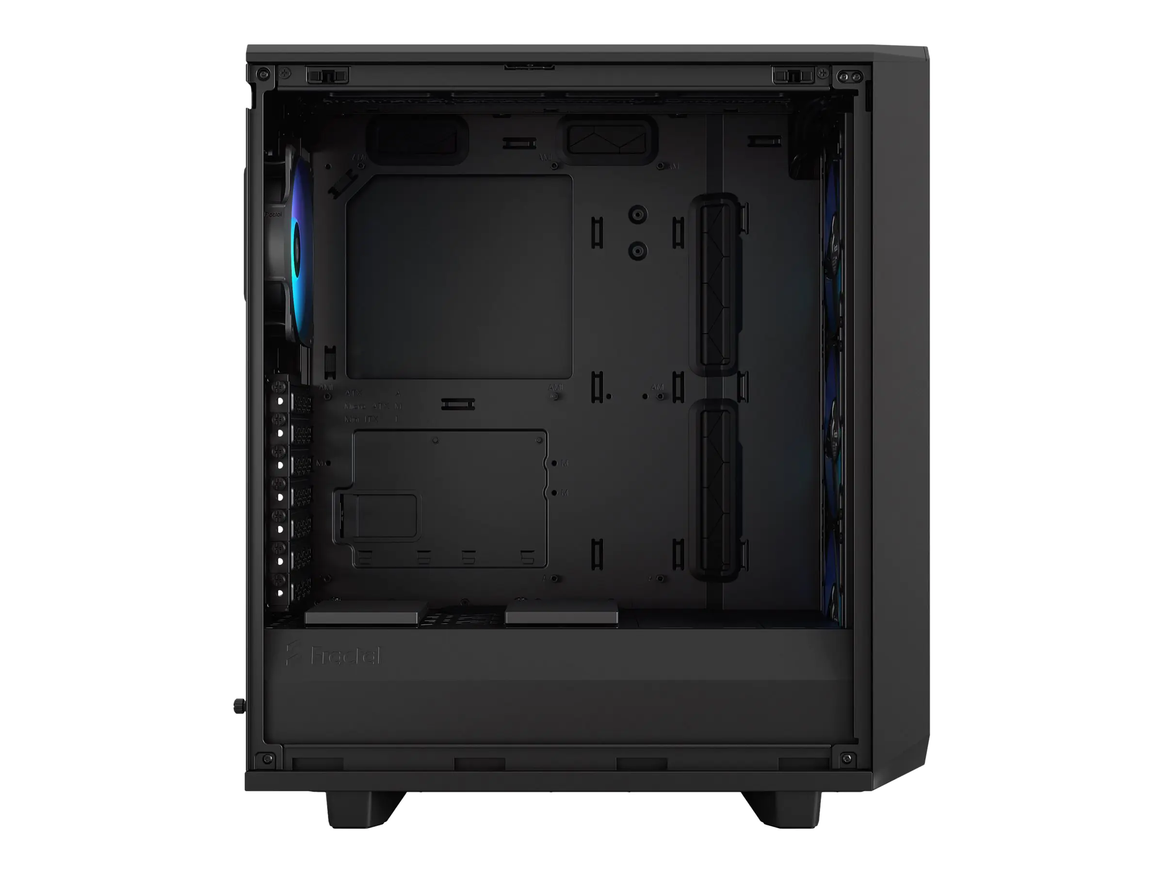 Fractal Design Meshify Meshify 2 Compact - Mid tower - ATX - Seitenteil mit Fenster (gehärtetes Glas) - keine Spannungsversorgung (ATX) - Black TG Light Tint - USB/Audio