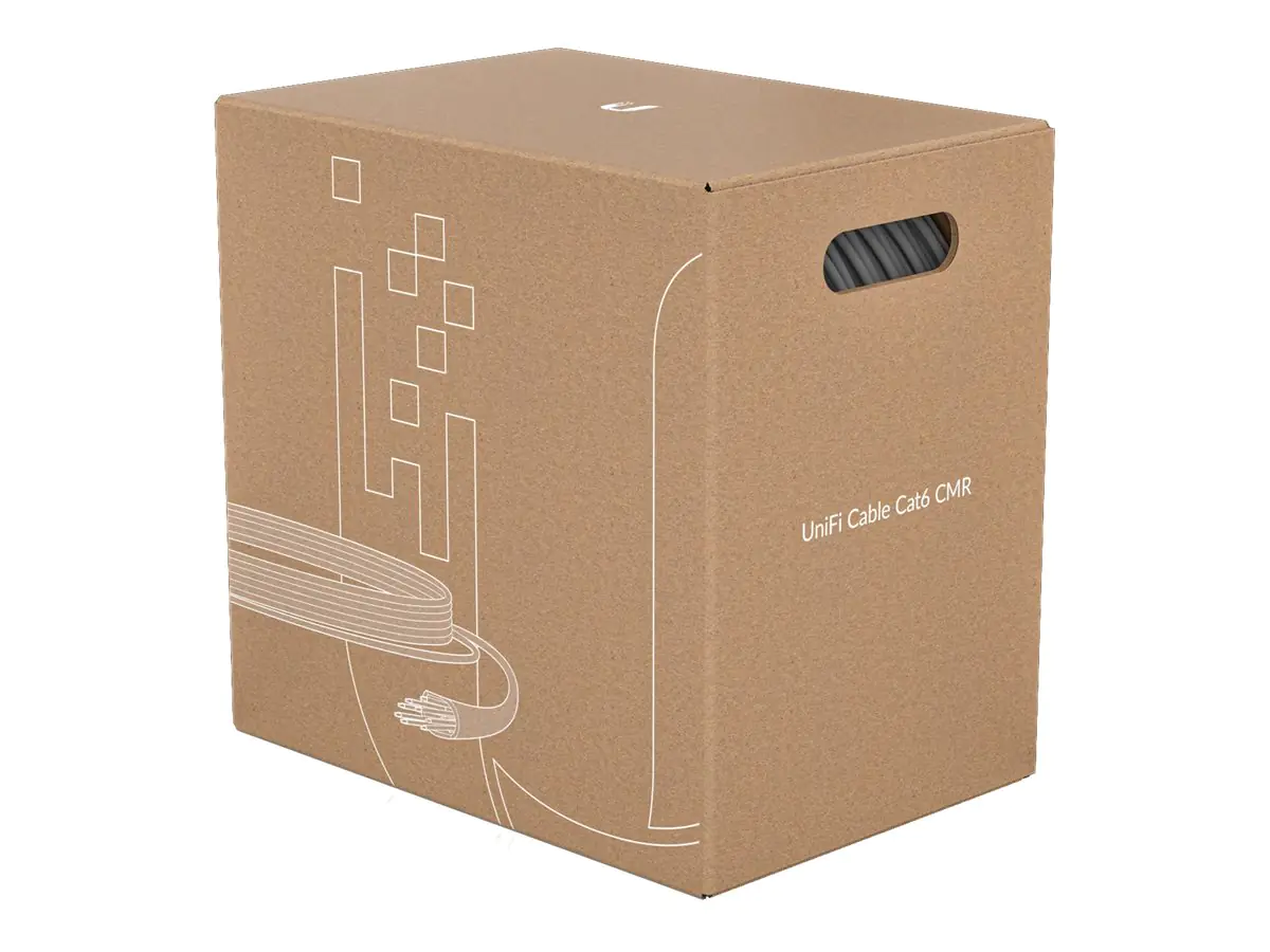 Ubiquiti UniFi - Bulkkabel - 305 m - 5.6 mm - UTP - CAT 6 - Innen, Plenum, robust - weiß