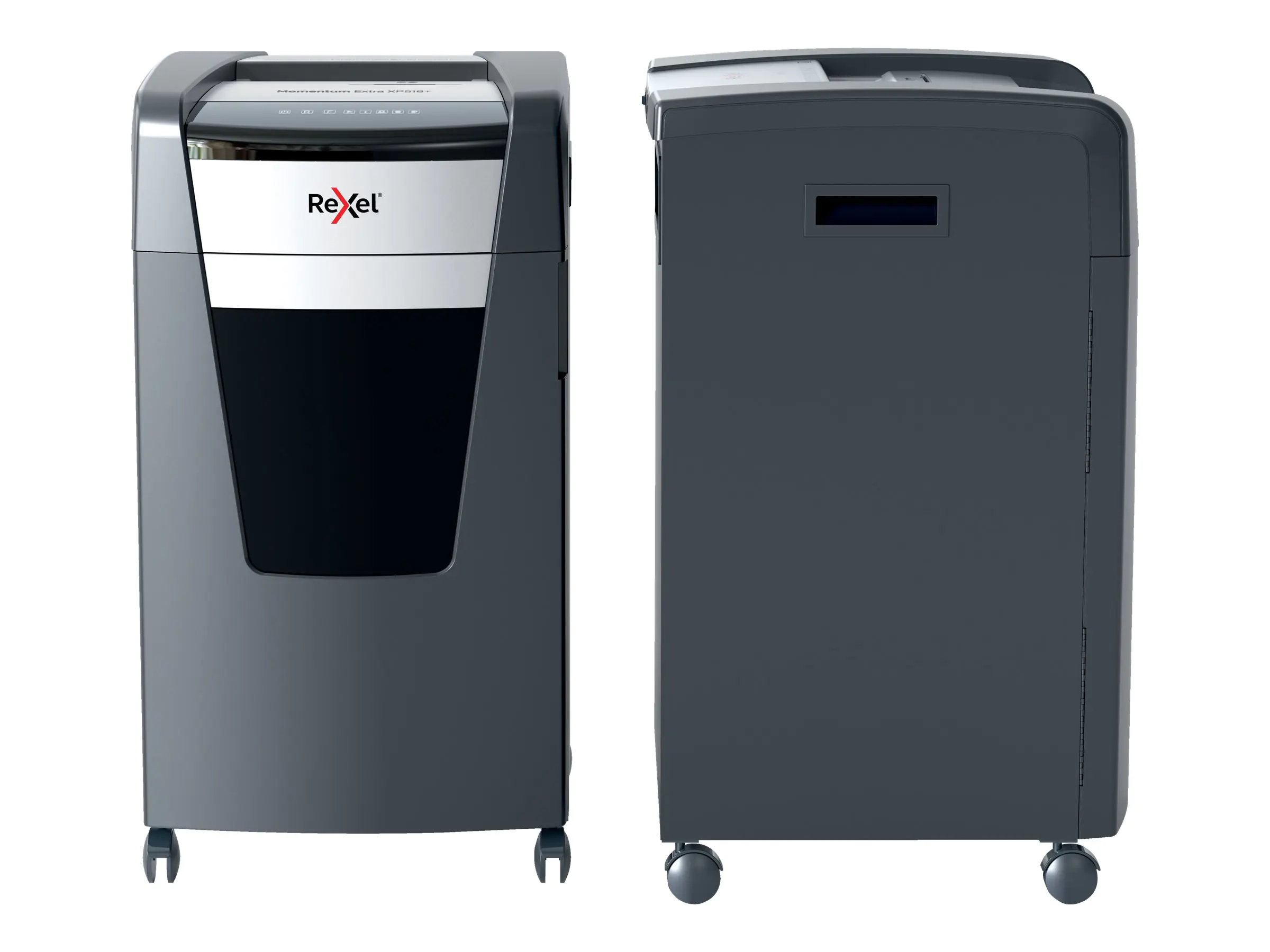 Rexel® Aktenvernichter Momentum Extra XP516+ P-5 Papier, Heftklammern, Büroklammern, Kreditkarten, CDs/DVDs Partikelschnitt 17 Bl. (70 g/m²) schwarz