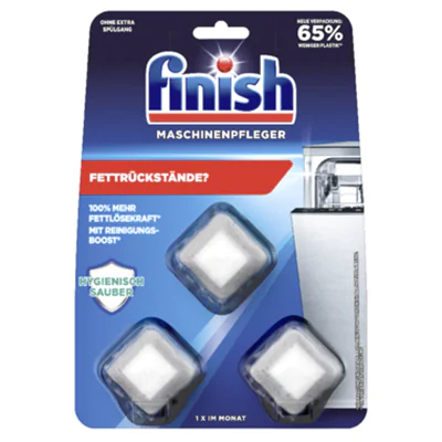 FINISH Spülmaschinenreiniger 3 x 17 g/Pack. FINISH Spülmaschinenreiniger 3 x 17 g/Pack.