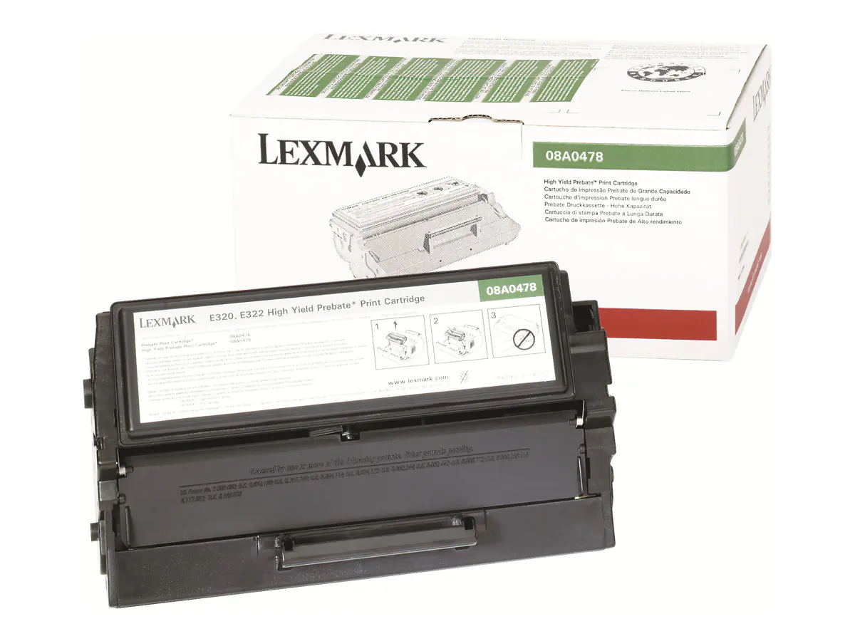 Lexmark Toner 8A0478 schwarz 6.000 Seiten 1 Stück
