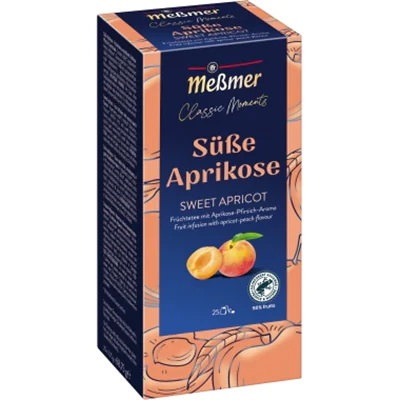 Meßmer Tee Classic Moments Süße Aprikose 25 Btl./Pack. Meßmer Tee Classic Moments Süße Aprikose 25 Btl./Pack.