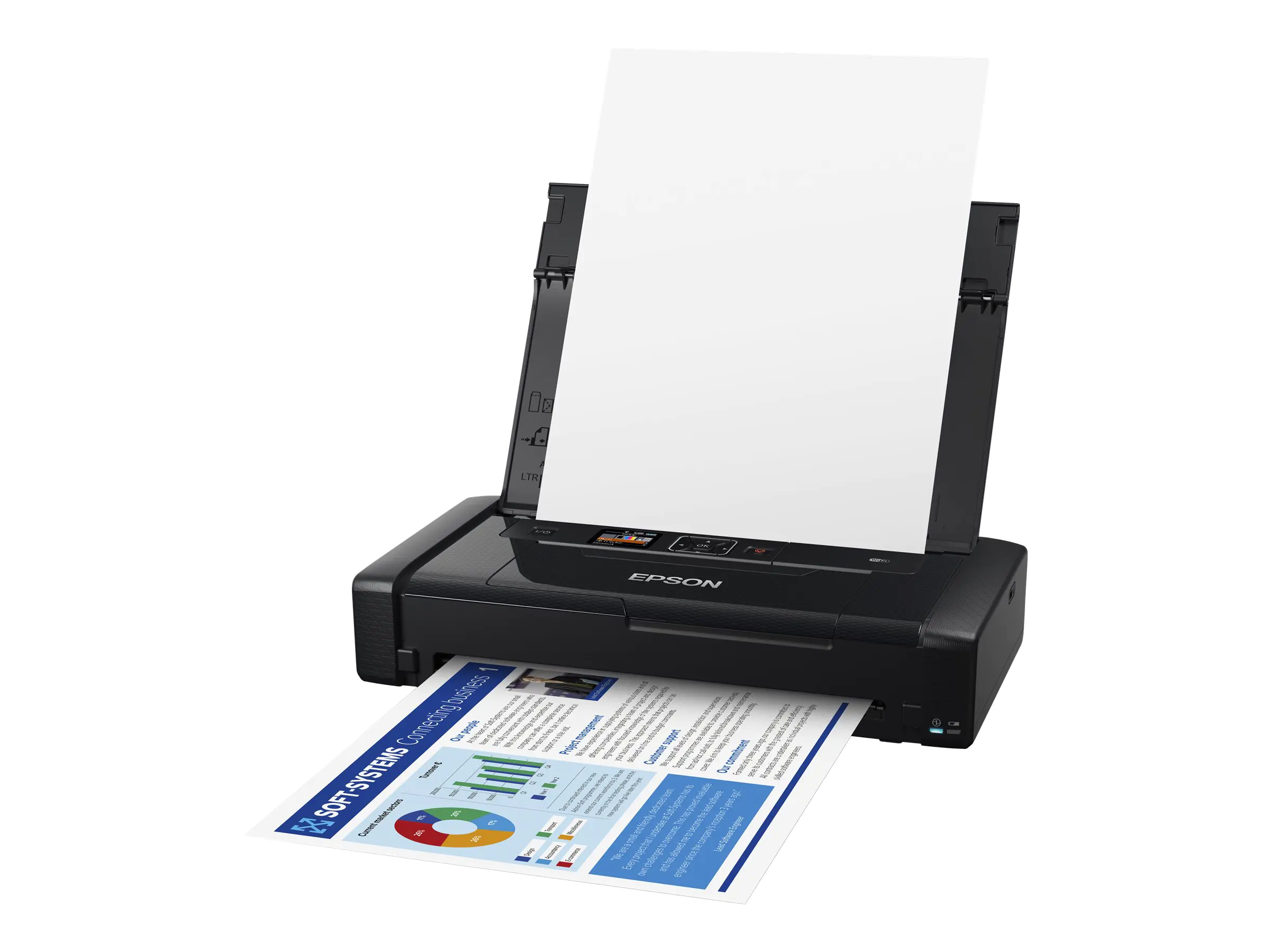 Epson WorkForce WF-110W - Drucker - Farbe - Tintenstrahl - A4 - 5760 x 1440 dpi - bis zu 7 Seiten/Min. (einfarbig)/bis zu 4 Seiten/Min. (Farbe) - Kapazität: 20 Blätter - USB 2.0, Wi-Fi(n) Epson WorkForce WF-110W - Drucker - Farbe - Tintenstrahl - A4 - 5760 x 1440 dpi - bis zu 7 Seiten/Min. (einfarbig)/bis zu 4 Seiten/Min. (Farbe) - Kapazität: 20 Blätter - USB 2.0, Wi-Fi(n)