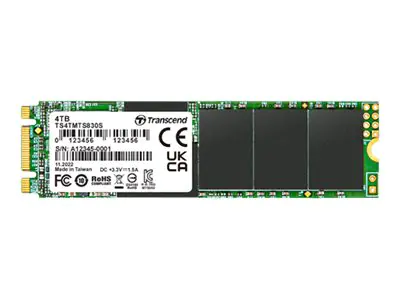 Transcend 830S - SSD - 4 TB - intern - M.2 2242/2280 (M.2 2242/2280) - SATA 6Gb/s - integrierter Kühlkörper