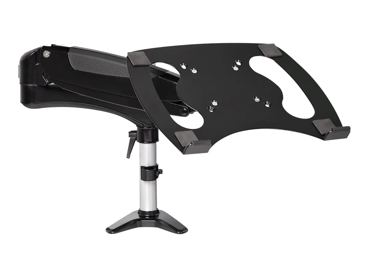 StarTech Monitorhalter - Monitorarm - Full Motion Laptopständer für 34 Zoll Monitor - VESA Mount - Ergonomische Monitor Tischhalterung - Klemmbefestigung (ARMUNONB1) - Aufstellung - vollbeweglicher einstellbarer Arm - für Monitor/Notebook - Aluminiu